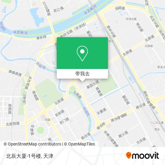 北辰大厦-1号楼地图