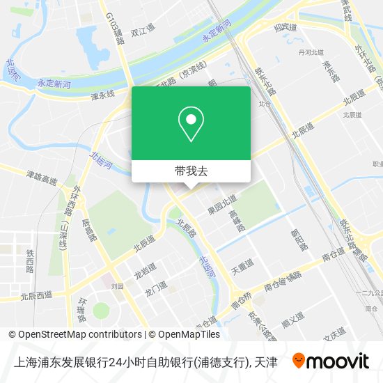 上海浦东发展银行24小时自助银行(浦德支行)地图