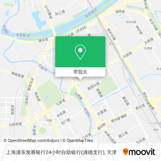 上海浦东发展银行24小时自助银行(浦德支行)地图