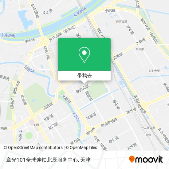 章光101全球连锁北辰服务中心地图