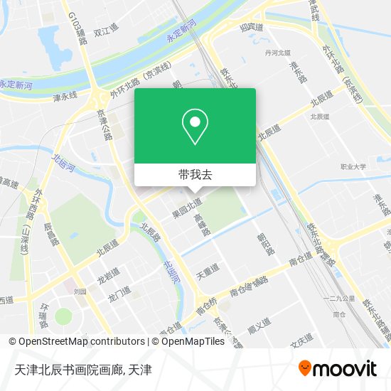 天津北辰书画院画廊地图