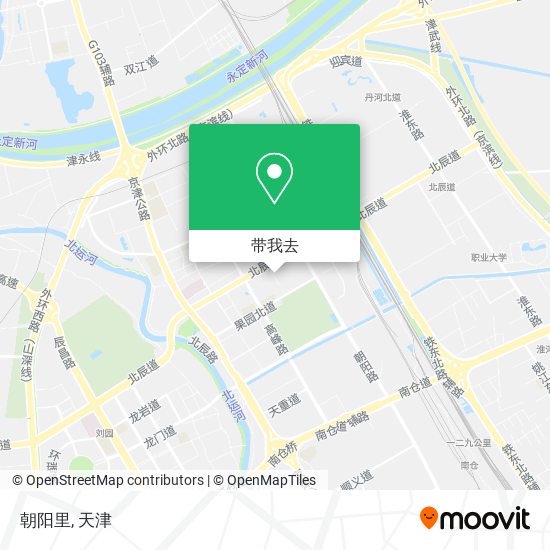 朝阳里地图