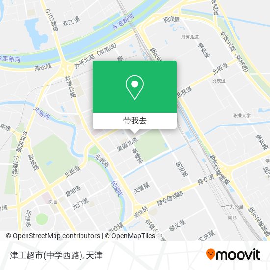 津工超市(中学西路)地图
