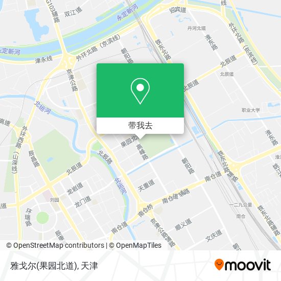 雅戈尔(果园北道)地图