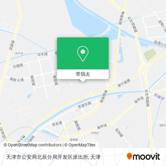 天津市公安局北辰分局开发区派出所地图