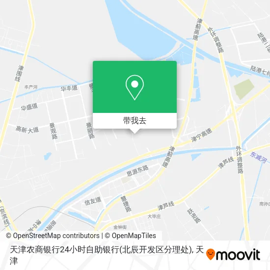 天津农商银行24小时自助银行(北辰开发区分理处)地图