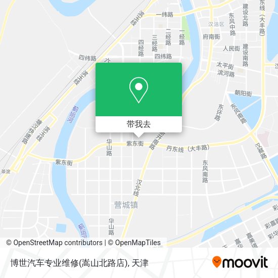 博世汽车专业维修(嵩山北路店)地图