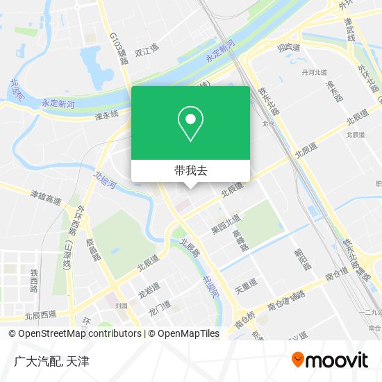 广大汽配地图