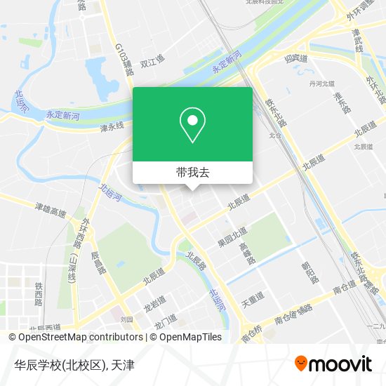 华辰学校(北校区)地图