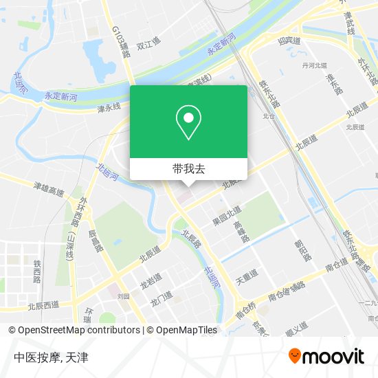 中医按摩地图