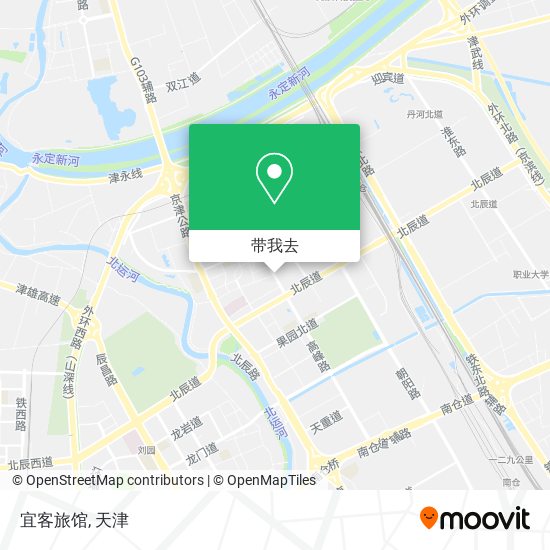 宜客旅馆地图
