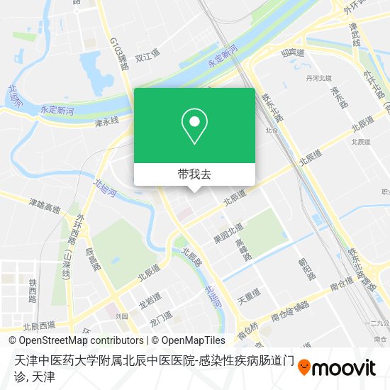 天津中医药大学附属北辰中医医院-感染性疾病肠道门诊地图