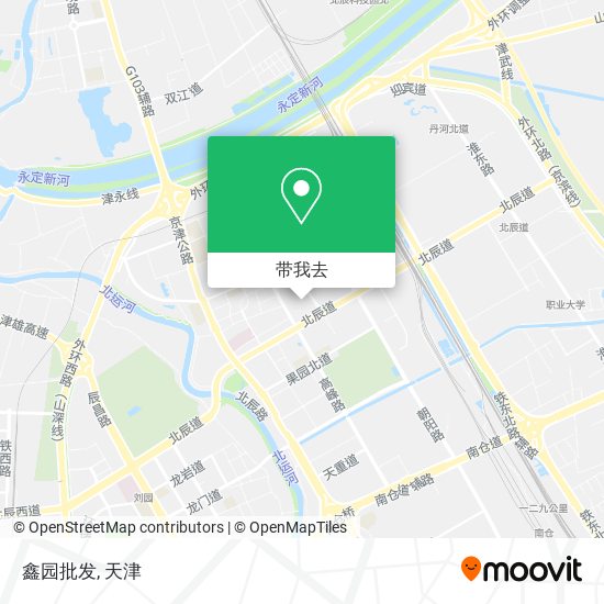 鑫园批发地图