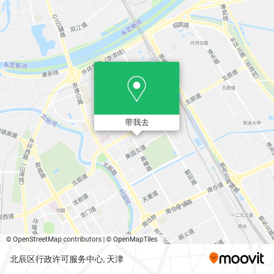 北辰区行政许可服务中心地图