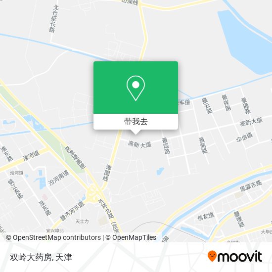 双岭大药房地图