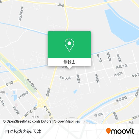自助烧烤火锅地图