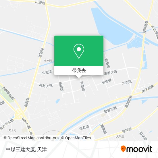 中煤三建大厦地图