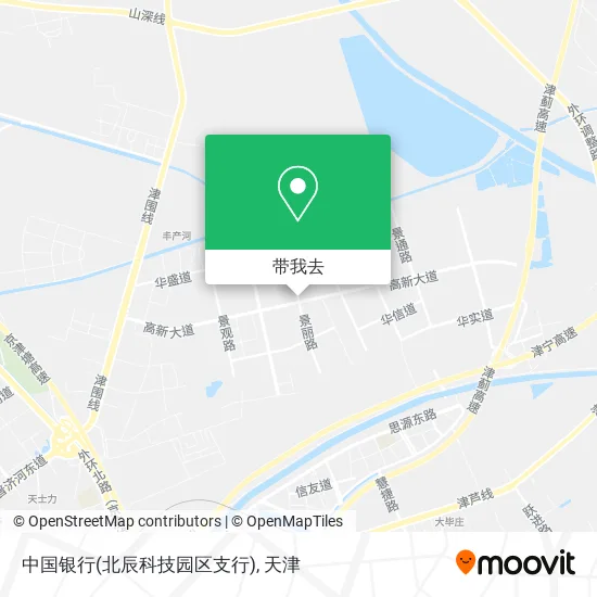中国银行(北辰科技园区支行)地图