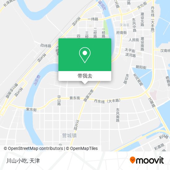 川山小吃地图