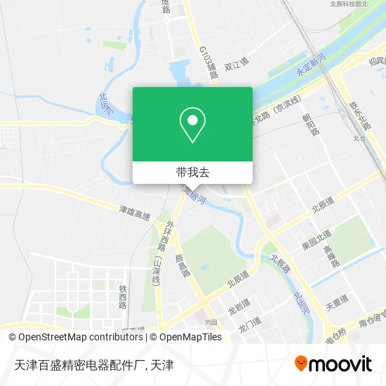 天津百盛精密电器配件厂地图