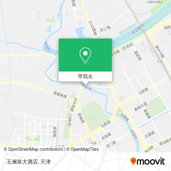 玉澜泉大酒店地图