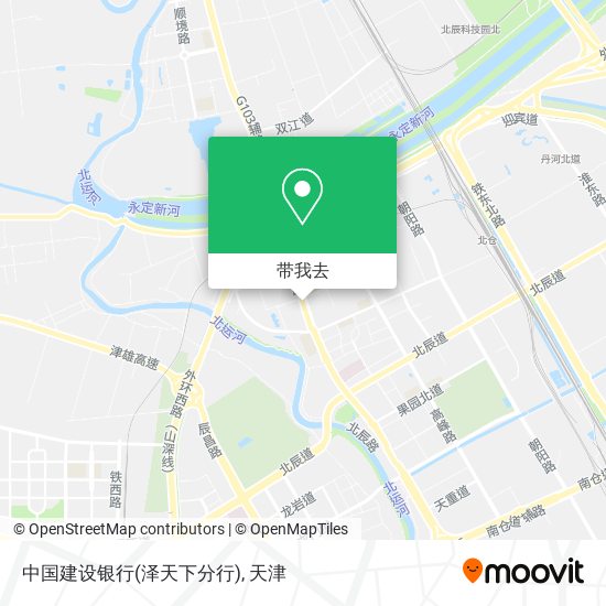 中国建设银行(泽天下分行)地图