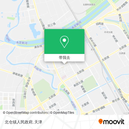 北仓镇人民政府地图