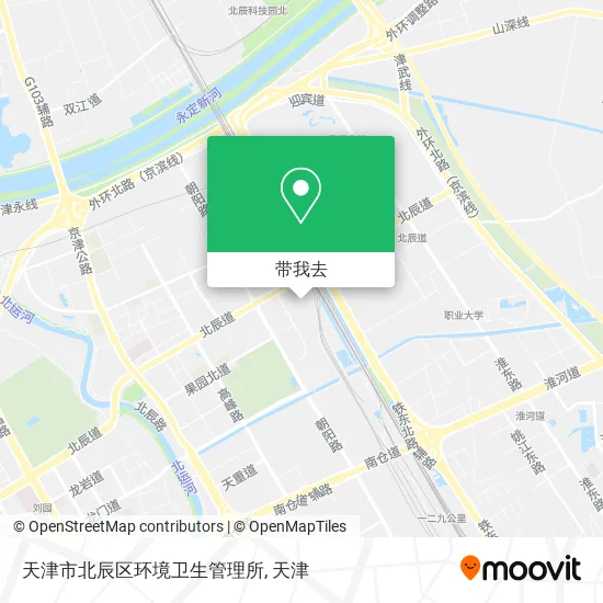 天津市北辰区环境卫生管理所地图