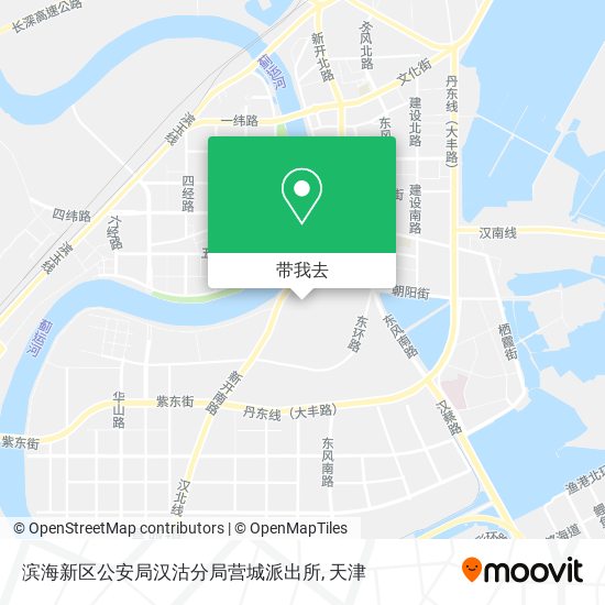 滨海新区公安局汉沽分局营城派出所地图