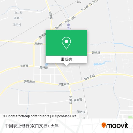 中国农业银行(双口支行)地图