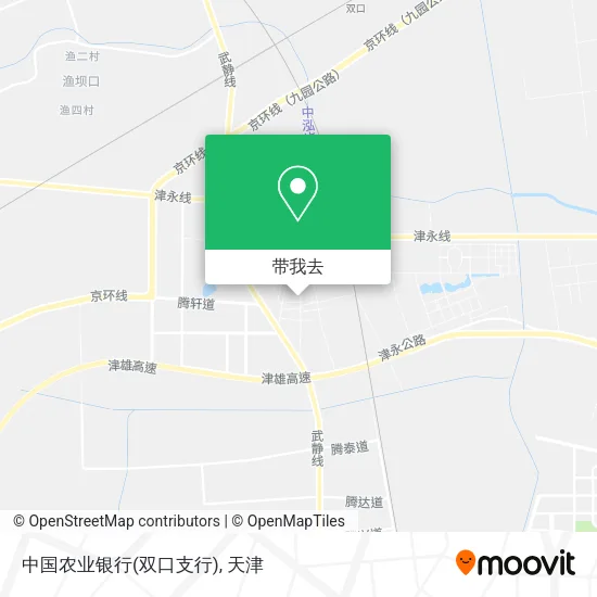 中国农业银行(双口支行)地图
