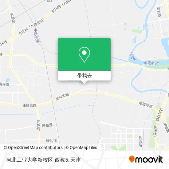 河北工业大学新校区-西教5地图