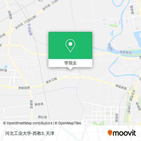 河北工业大学-西教3地图