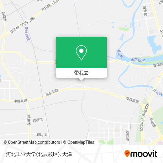 河北工业大学(北辰校区)地图