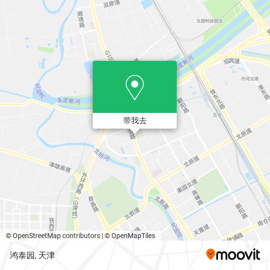 鸿泰园地图