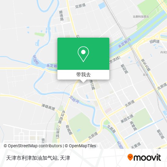 天津市利津加油加气站地图