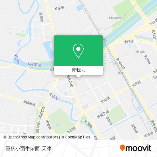 重庆小面牛杂面地图