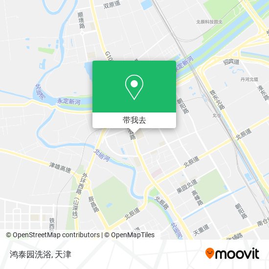 鸿泰园洗浴地图