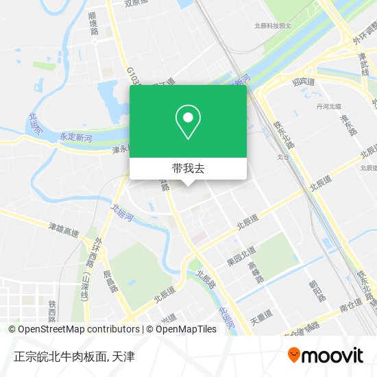 正宗皖北牛肉板面地图