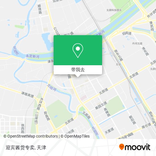 迎宾酱货专卖地图