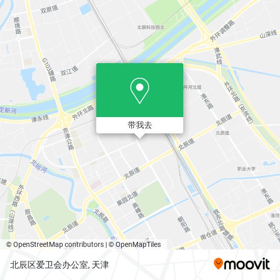北辰区爱卫会办公室地图