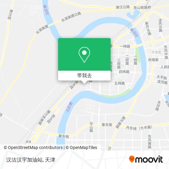 汉沽汉宇加油站地图