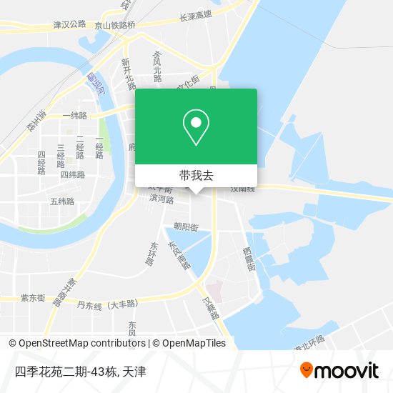 四季花苑二期-43栋地图