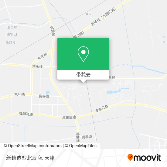 新越造型北辰店地图