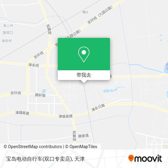 宝岛电动自行车(双口专卖店)地图