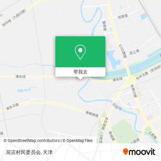 屈店村民委员会地图