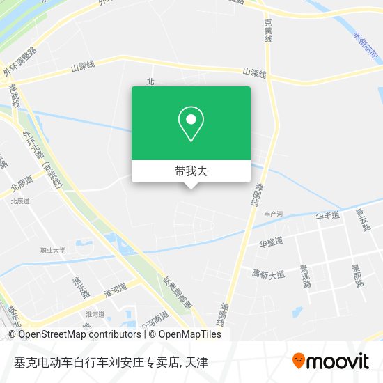 塞克电动车自行车刘安庄专卖店地图
