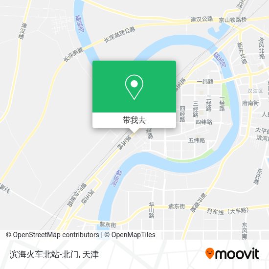 滨海火车北站-北门地图