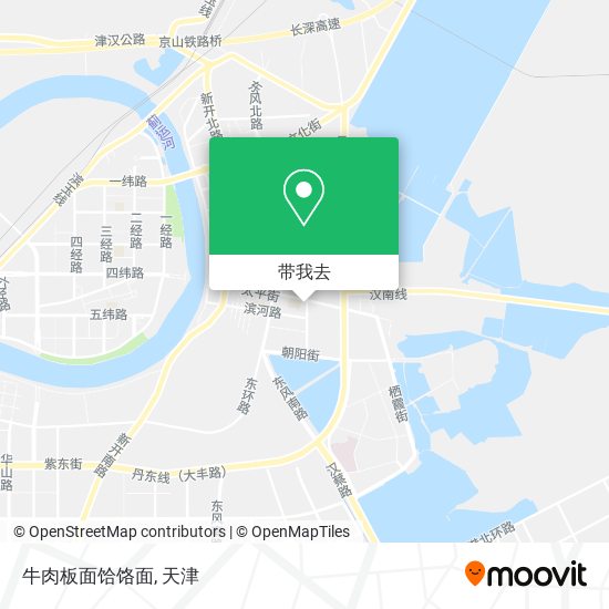 牛肉板面饸饹面地图