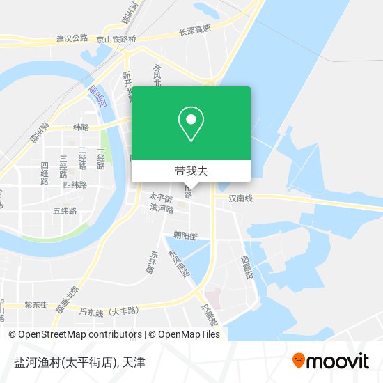 盐河渔村(太平街店)地图